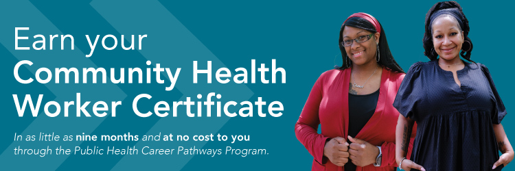 Community Health Worker Certificate Public Health Career Pathway
